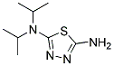 2-Amino-5-bisisopropylamino-1,3,4-thiadiazole Struktur