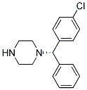 1-[(S)-(4-CHLORO-PHENYL)-PHENYL-METHYL]-PIPERAZINE Struktur