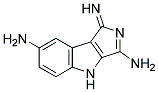 1-IMINO-1,4-DIHYDRO-PYRROLO[3,4-B]INDOLE-3,7-DIAMINE Struktur