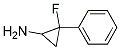 2-FLUORO-2-PHENYL-CYCLOPROPYLAMINE Struktur