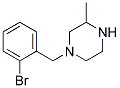 1-(2-Bromobenzyl)-3-Methylpiperazine Struktur