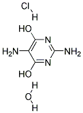 2,5-Diamino-4,6-Dihydroxy Pyrimidine Hydrochloride Monohydrate Struktur