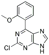 2-chloro-6-(2-methoxyphenyl)-9H-purine Struktur