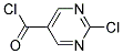 2-chloropyrimidine-5-carbonyl chloride Struktur