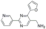 1-(4-furan-2-yl-2-pyridin-3-ylpyrimidin-5-yl)methanamine Struktur