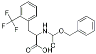 2-{[(benzyloxy)carbonyl]amino}-3-[2-(trifluoromethyl)phenyl]propanoic acid Struktur