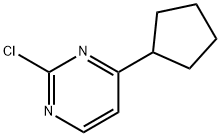 2-Chloro-4-cyclopentyl-pyrimidine Struktur