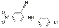 2-(4-Bromo-benzylamino)-5-nitro-benzonitrile Struktur