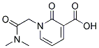 1-[2-(dimethylamino)-2-oxoethyl]-2-oxo-1,2-dihydropyridine-3-carboxylic acid Struktur