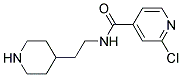 2-Chloro-N-(2-piperidin-4-yl-ethyl)-isonicotinamide Struktur