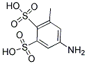 2-AMINO-4-METHYL-5,6-BENZENEDISULFONIC ACID Struktur