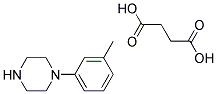 1-(3-Methylphenyl) piperazine succinate Struktur