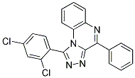 1-(2,4-DICHLOROPHENYL)-4-PHENYL(1,2,4)TRIAZOLO(4,3-A)QUINOXALINE Struktur