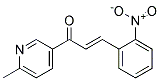 1-(6-METHYL-3-PYRIDYL)-3-(O-NITROPHENYL)-2-PROPEN-1-ONE Struktur