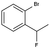 1-Bromo-2-(1-fluoro-ethyl)-benzene Struktur