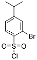 2-Bromo-4-isopropylbenzenesulfonylchloride Struktur