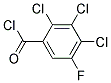 2,3,4-TRICHLORO-5-FLUOROBENZOIC CHLORIDE
 Struktur