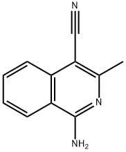 1-AMINO-3-METHYLISOQUINOLINE-4-CARBONITRILE Struktur