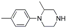 2-METHYL-1-(P-TOLYL)-PIPERAZINE Struktur