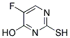 2-MERCAPTO-4-HYDROXY-5-FLUOROPYRIMIDINE Struktur