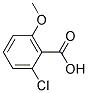 2-CHLORO-6-METHOXYBENZOIC ACID Struktur