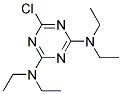 2-CHLORO-4,6-BIS(DIETHYLAMINO)-1,3,5-TRIAZINE Struktur