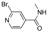 2-BROMO-N-METHYL-4-PYRIDINECARBOXAMIDE Struktur