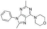 2,8-DIMETHYL-6-MORPHOLINO-9-PHENYL-9H-PURINE Struktur