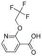 2-(2,2,2-TRIFLUOROETHOXY)PYRIDINE-3-CARBOXYLIC ACID Struktur