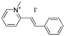 1-METHYL-2-(2-PHENYLETHENYL)-PYRIDINIUM IODIDE Struktur