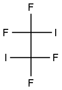 1,2-DIIODO-1,1,2,2-TETRAFLUOROETHANE Struktur