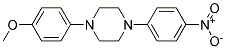 1-(4 NITRO PHENYL)-4(4 METHOXY PHENYL) PIPERAZINE Struktur