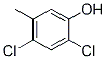 2,4-DICHLORO-5-METHYLPHENOL Struktur