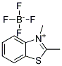 2,3-DIMETHYL-1,3-BENZOTHIAZOL-3-IUM TETRAFLUOROBORATE, TECH Struktur