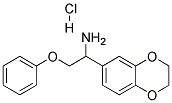 1-(2,3-DIHYDRO-1,4-BENZODIOXIN-6-YL)-2-PHENOXYETHYLAMINE HYDROCHLORIDE Struktur