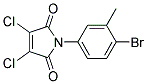 1-(4-BROMO-3-METHYLPHENYL)-3,4-DICHLORO-1H-PYRROLE-2,5-DIONE, TECH Struktur