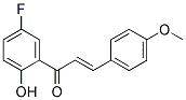 (2E)-1-(5-FLUORO-2-HYDROXYPHENYL)-3-(4-METHOXYPHENYL)PROP-2-EN-1-ONE Struktur