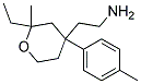 2-(2-ETHYL-2-METHYL-4-P-TOLYLTETRAHYDROPYRAN-4-YL)ETHYLAMINE Struktur