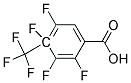 2,3,4,5-TETRAFLUORO-4-(TRIFLUOROMETHYL)BENZOICACID Struktur