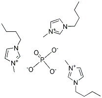 1-BUTYL-3-METHYLIMIDAZOLIUM PHOSPHATE, 99% [BMIM] [PO4] Struktur