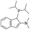 1-DI-I-PROPYLPHOSPHINO-2-(N,N-DIMETHYLAMINO)-1H-INDENE Struktur