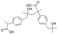 2-[4-(2-HYDROXY-2-METHYLPROPYL)PHENYL]PROPANOIC ACID (2-HYDROXYIBUPROFEN) Struktur