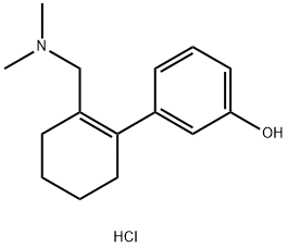 [2-(3-HYDROXYPHENYL)CYCLOHEX-1-ENYL]N,N-DIMETHYLMETHANAMINE HYDROCHLORIDE Struktur