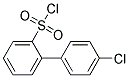 [2-(4-CHLOROPHENYL)PHENYL]SULPHONYL CHLORIDE Struktur