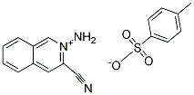 2-AMINO-3-CYANOISOQUINOLINIUM 4-METHYLBENZENE-1-SULPHONATE Struktur