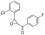 2-(2-CHLOROPHENYL)-3-(4-FLUOROBENZOYL)OXIRAN Struktur