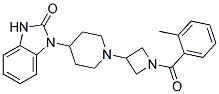 1-(1-[1-(2-METHYLBENZOYL)AZETIDIN-3-YL]PIPERIDIN-4-YL)-1,3-DIHYDRO-2H-BENZIMIDAZOL-2-ONE Struktur