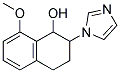 2-IMIDAZOL-1-YL-8-METHOXY-1,2,3,4-TETRAHYDRO-NAPHTHALEN-1-OL Struktur