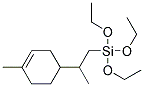 1-METHYL-4-[1-METHYL-(2-TRIETHOXYSILYL)ETHYL]-CYCLOHEXENE Struktur