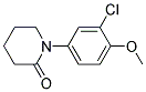 1-(3-CHLORO-4-METHOXY-PHENYL)-PIPERIDIN-2-ONE Struktur